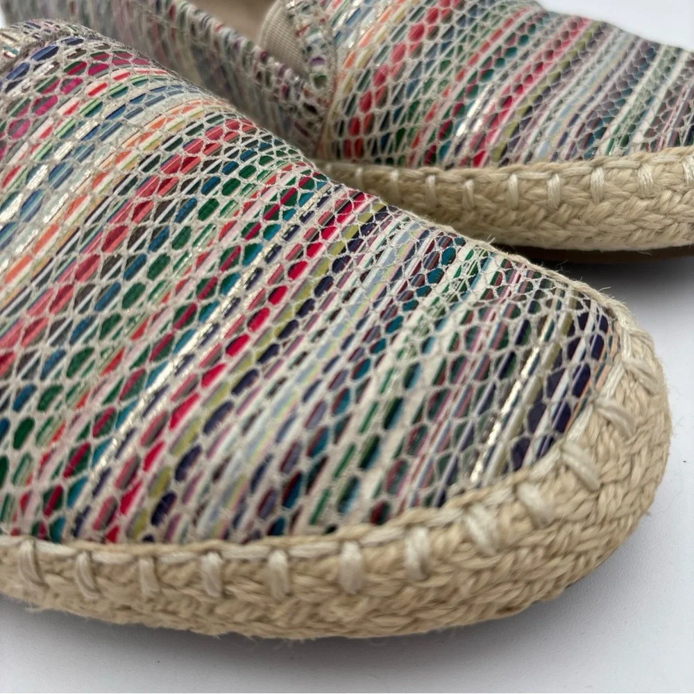 AEROSOLES‎ Colorful Striped Espadrilles